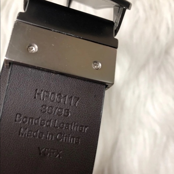 Perry Ellis size 38 mens reversible leather belt - Picture 4 of 4